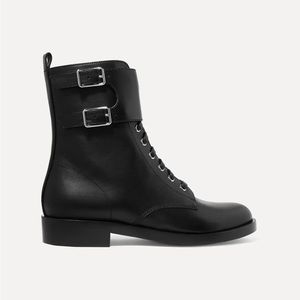 NIB Gianvito Rossi La Garde Black Leather Boots